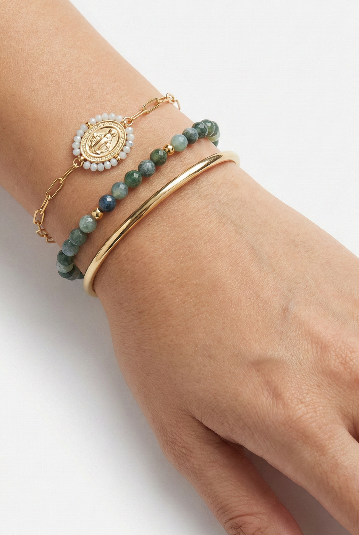 PULSERA MILAGROSA DOBLE