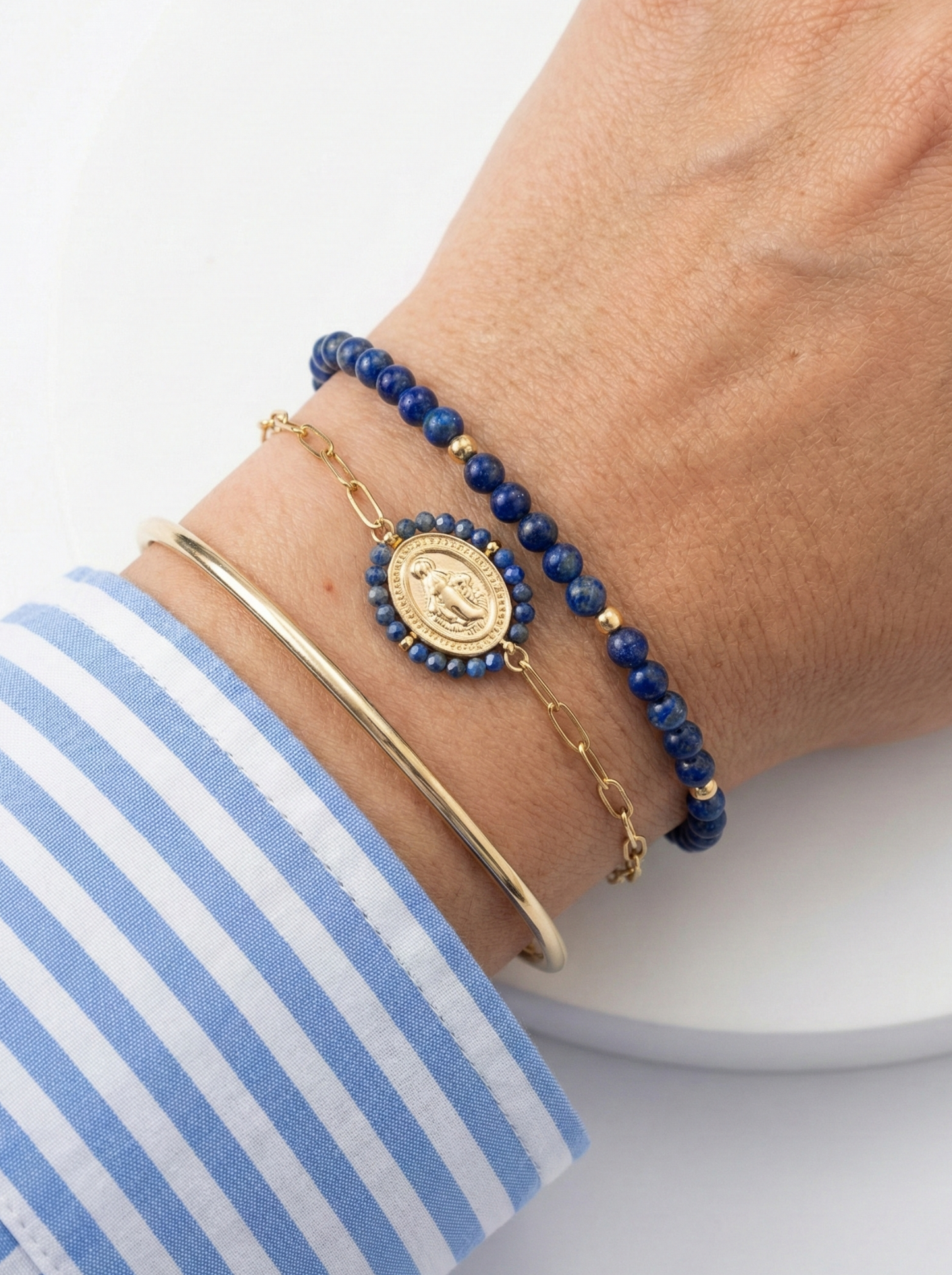 PULSERA MILAGROSA DOBLE