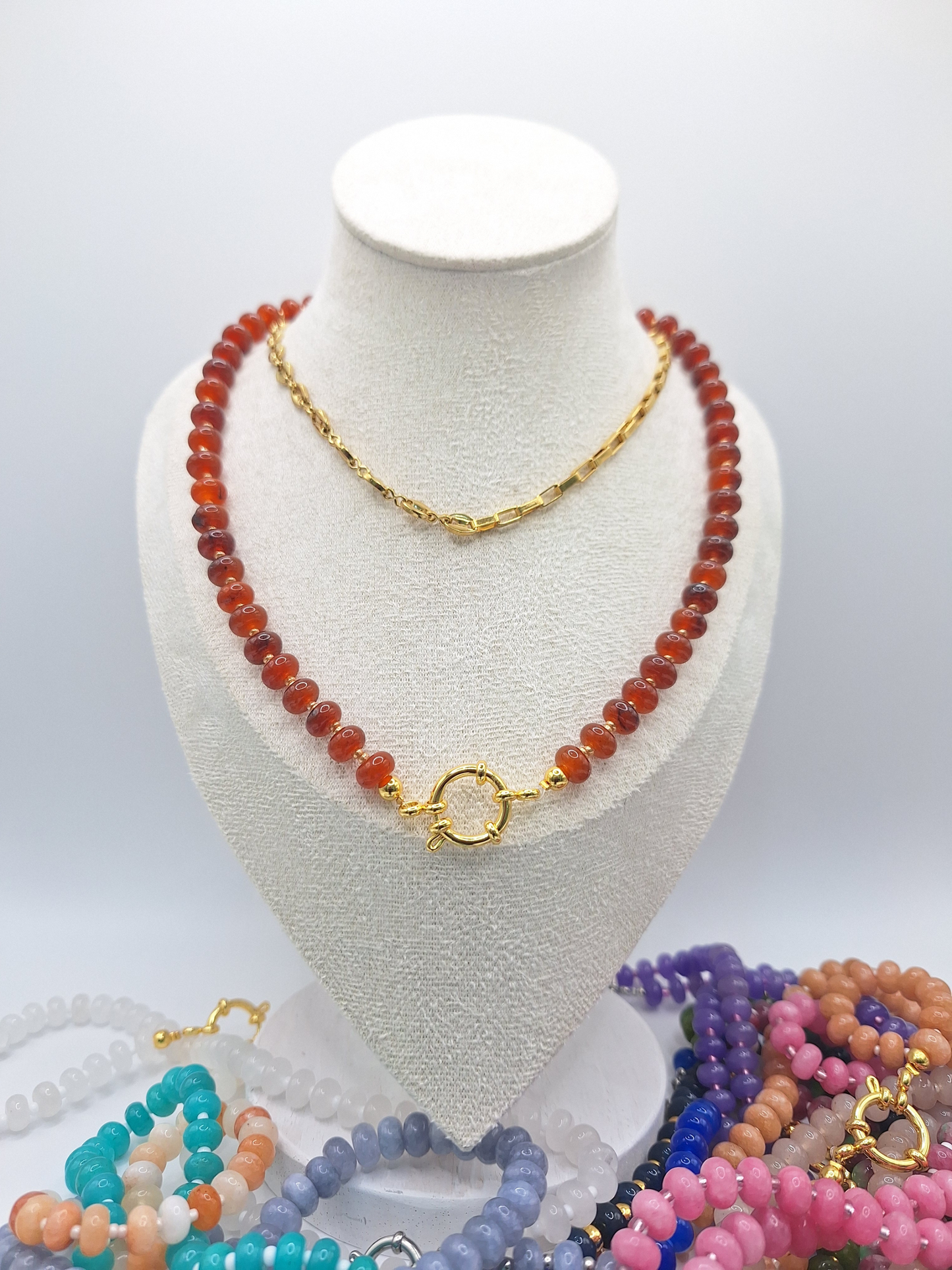 COLLAR MEDUSA / PIEDRA NATURAL
