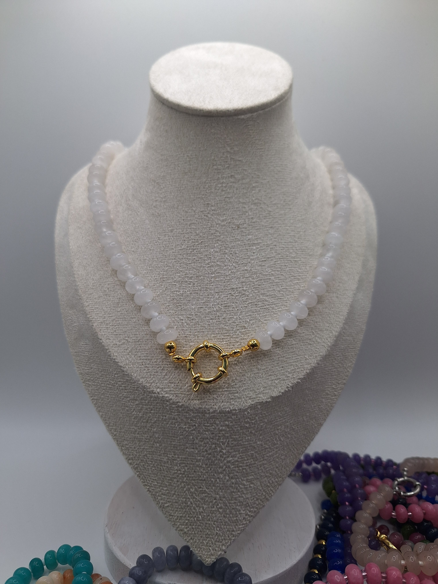COLLAR MEDUSA / PIEDRA NATURAL