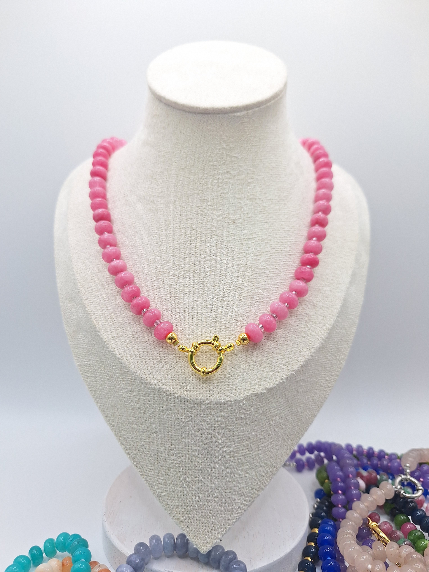 COLLAR MEDUSA / PIEDRA NATURAL