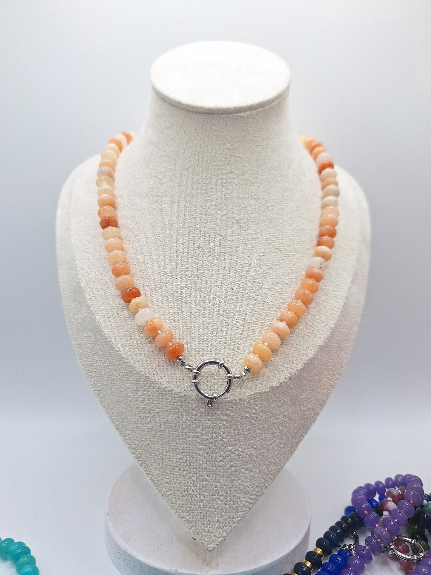 COLLAR MEDUSA / PIEDRA NATURAL