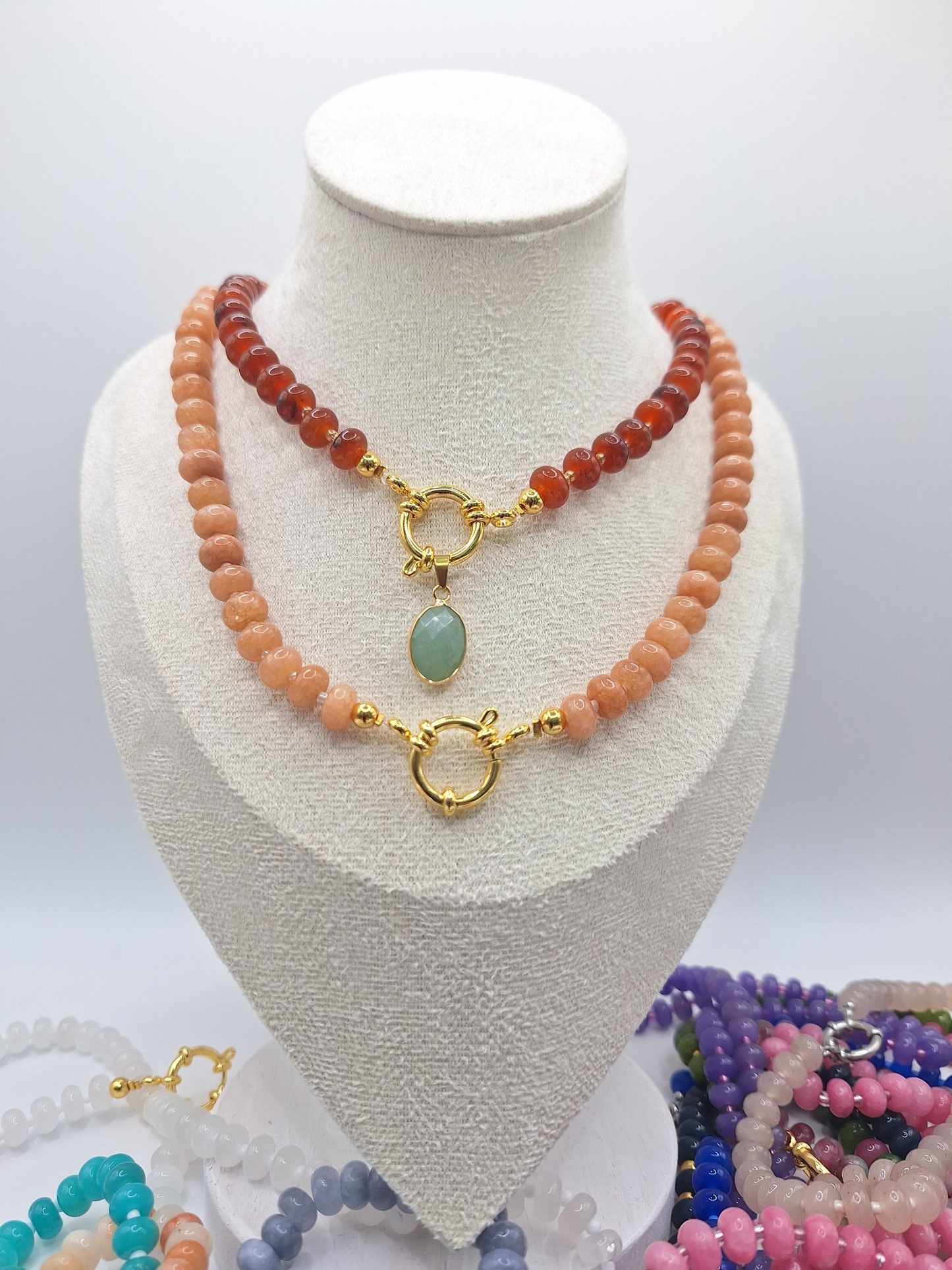 COLLAR MEDUSA / PIEDRA NATURAL
