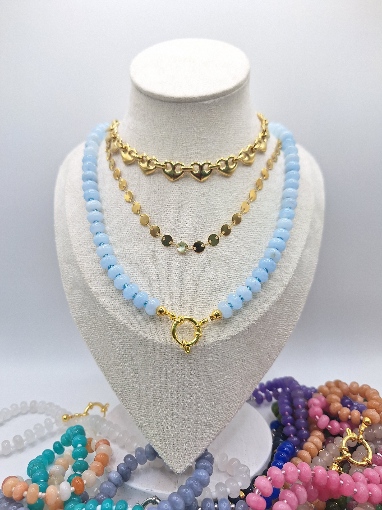 COLLAR MEDUSA / PIEDRA NATURAL