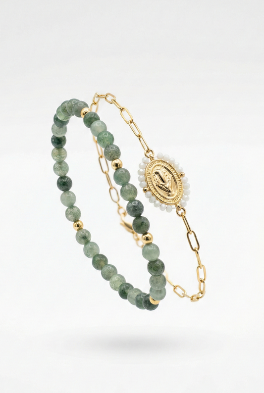 PULSERA MILAGROSA DOBLE