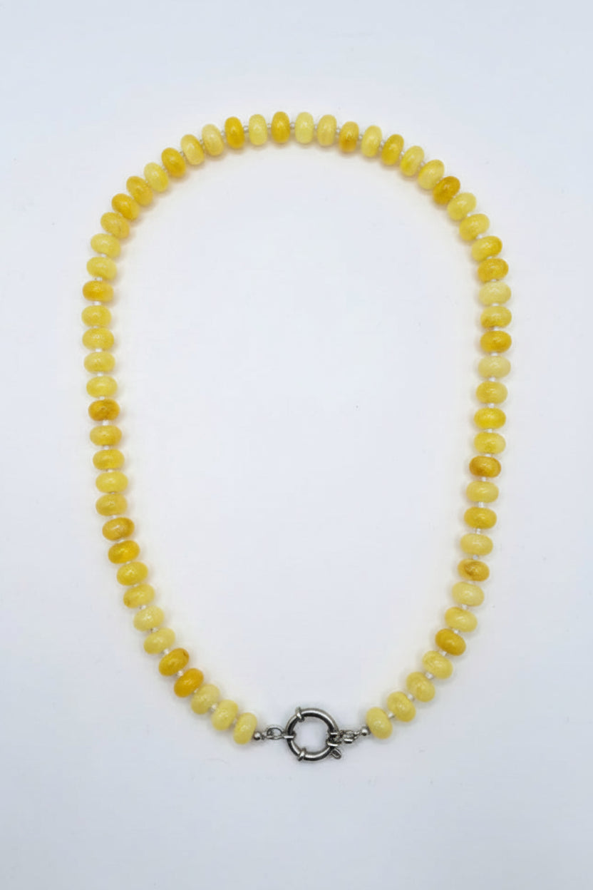 COLLAR MEDUSA SILVER LIMON