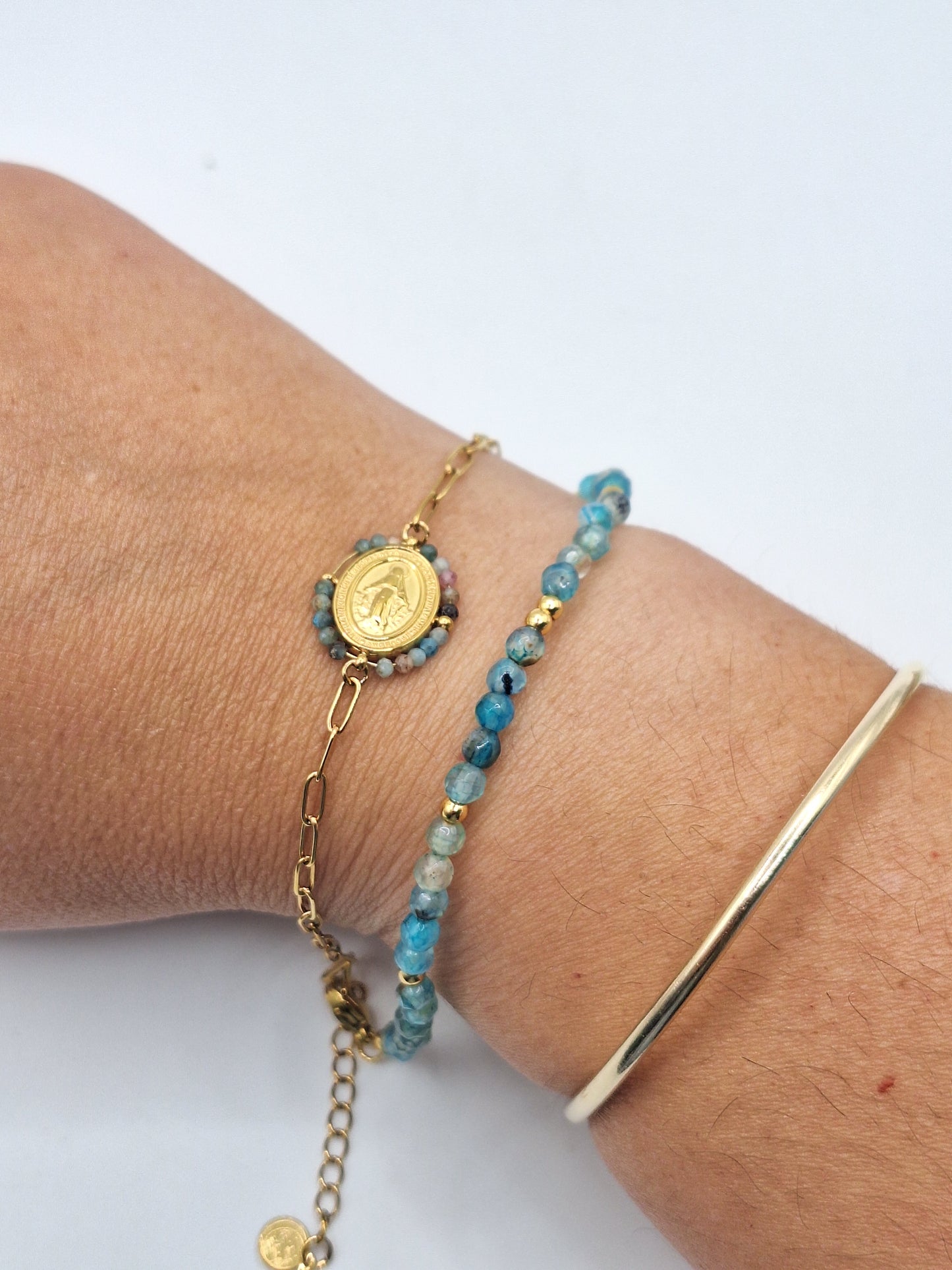 PULSERA MILAGROSA DOBLE